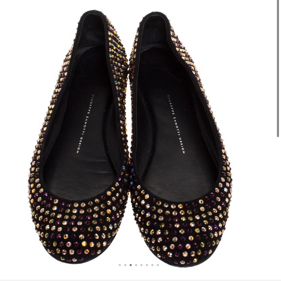 Giuseppe Zanotti Shoes - Giuseppe Zanotti embellished flats